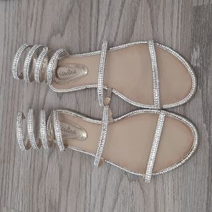 Atalina diamond studed sandles:)